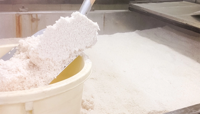 麹が完成していく写真