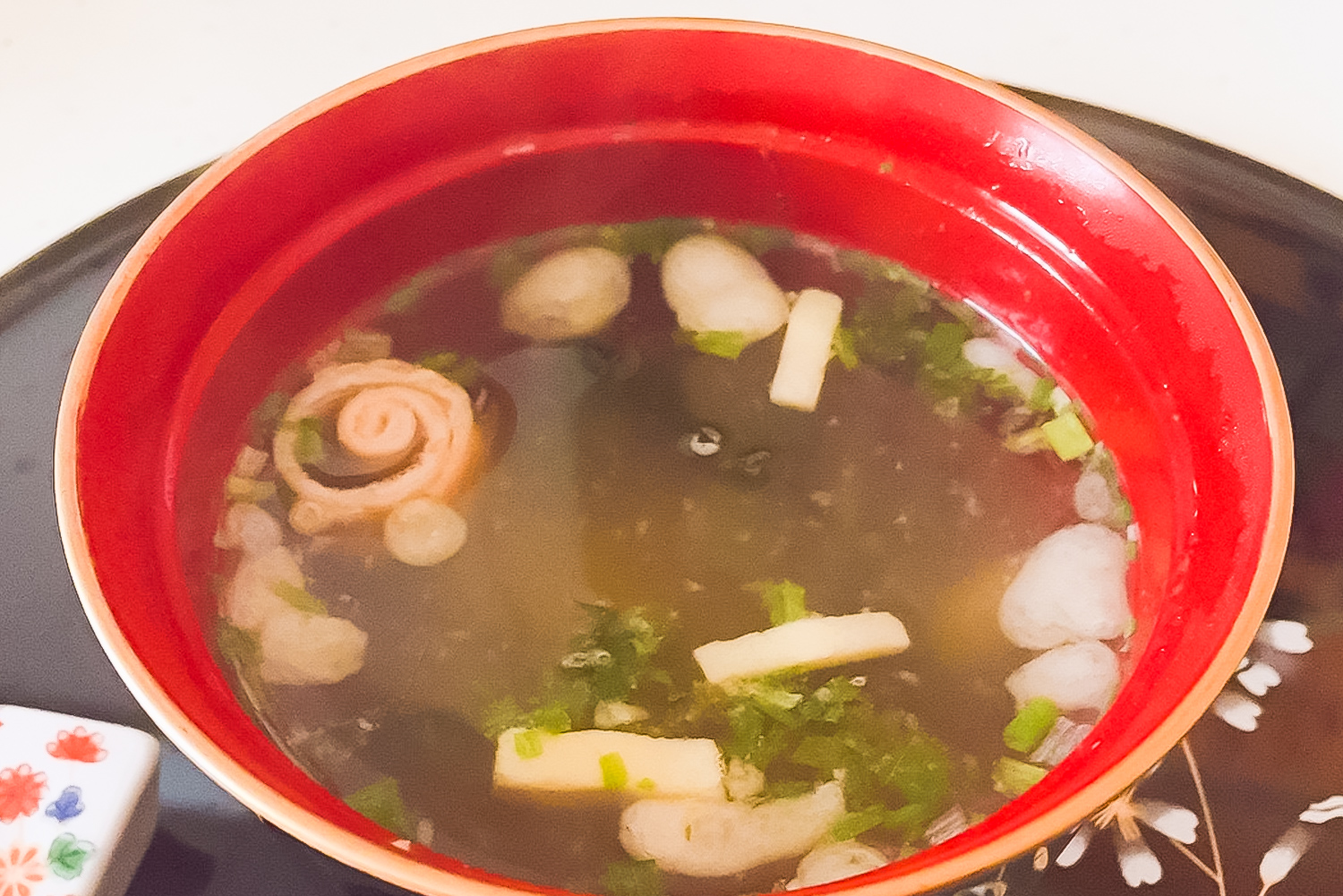 簡単でおいしい1杯味噌汁の写真