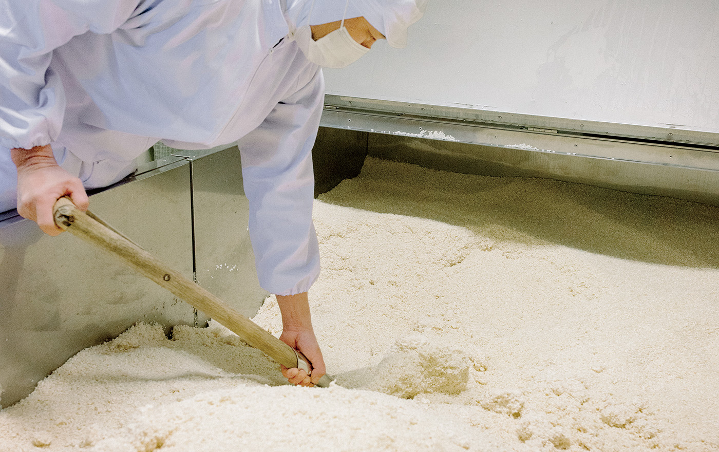 味噌づくりの写真